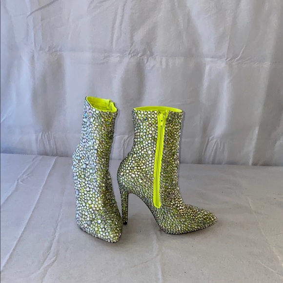 Custom Ab Crystal heels - Picture 4 of 5
